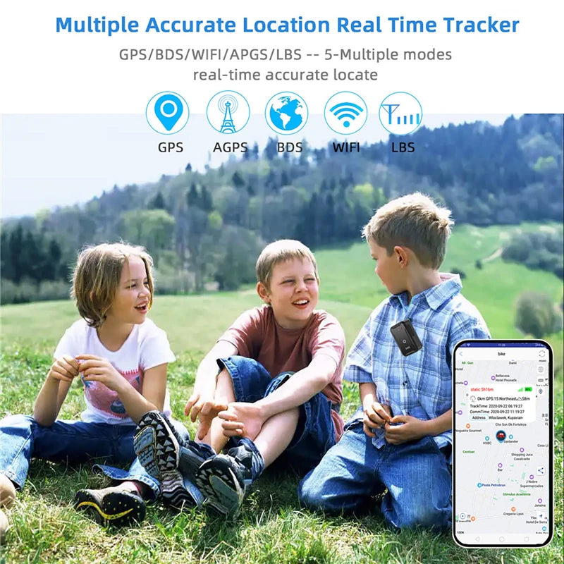 4G GPS Tracker Car 4G GPS Locator Anti-Lost Device Health Monitoring Pedometer For Children And The Elderly Tracking