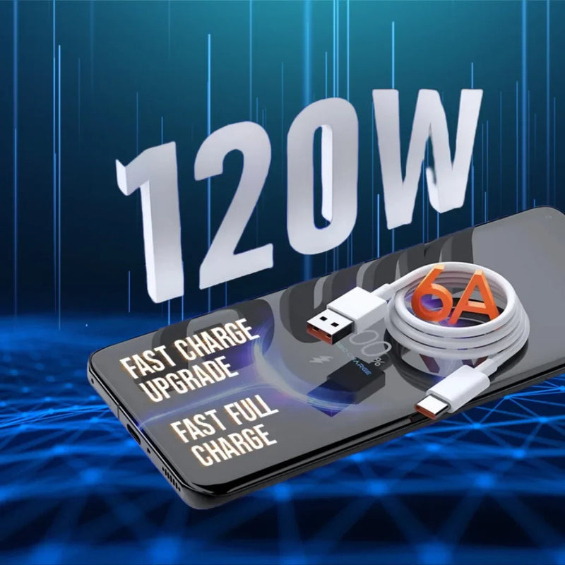 120W Charger Turbo Fast Charging EU US UK Wall Hypercharge Adapter USB 6A Type C Cable For Xiaomi 13 12 11 Ultra Redmi