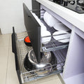 80cm Kitchen Cabinet Drawer Organizers Pull Out Basket Storage Bowl Dish Plate Cup Utensils Kitchenware Rack | SAMAG