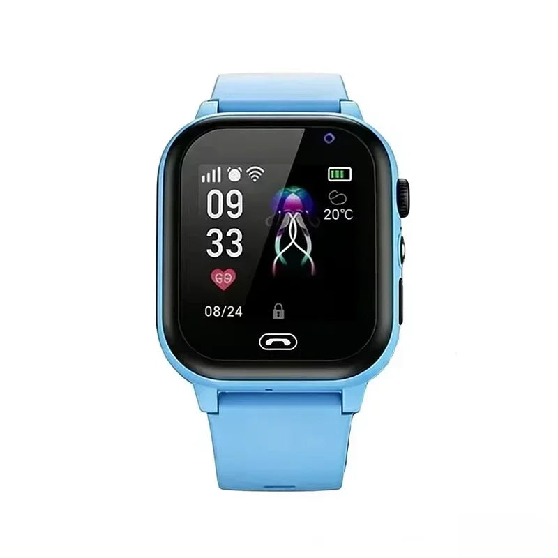 Lenovo 2026 New 5G Waterproof Kids Smart Watch SOS GPS Tracker Sim Card Call Camera Child Watch Gift for Boys Girls iOS Android