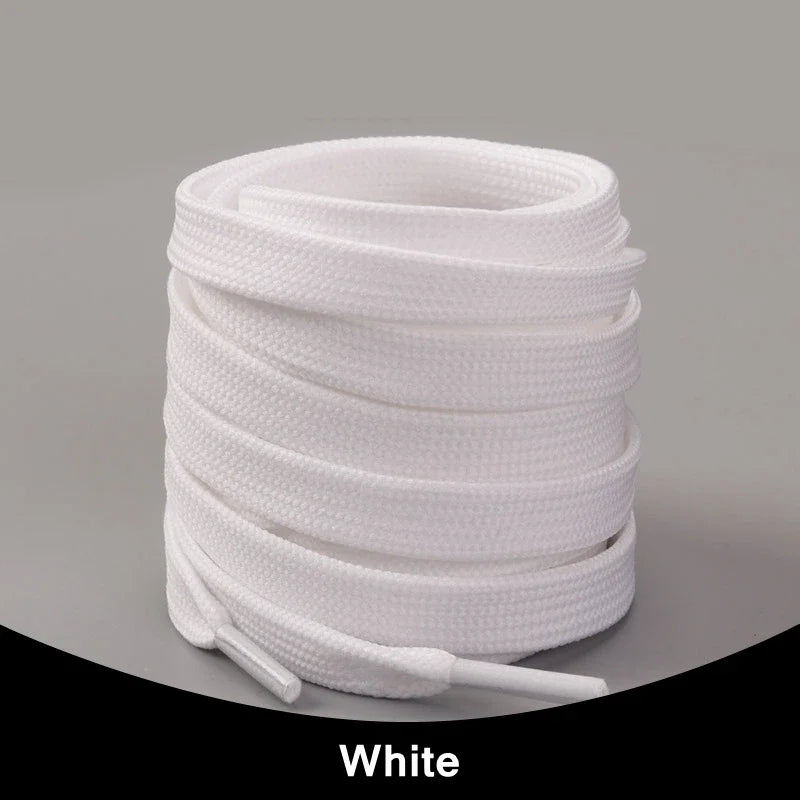 1Pair Sneakers Shoelaces Shoes Accessories Laces for Shoes Unisex Flat Shoe Lace Classic Shoelace Af1 Solid Color Shoe Strings