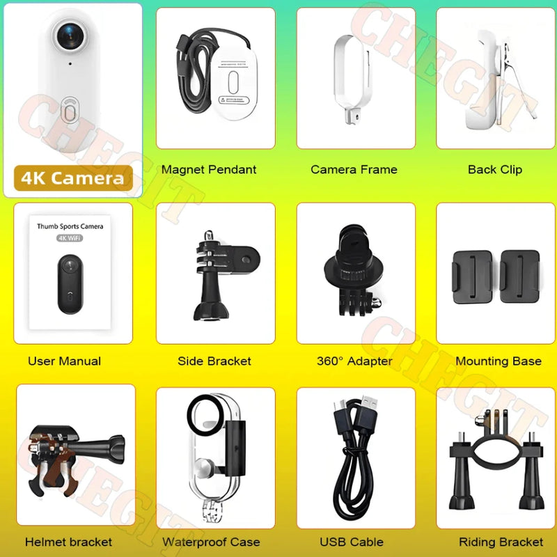 4K FHD 1080P Outdoor Sports Camera In Helmet Motorcycle Bike Sport Mini Filming Bicycle Action Body Cam And Video Recording