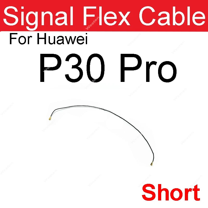 Antenna Signal Flex Cable For Huawei P20 P30 P40 Pro P30 Lite P40 Lite P40 Pro+ Wifi Coaxial Connector Aerial Flex Ribbon