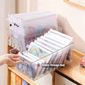 9pcs Mesh Zipper Pouches - A4/A5/A6 Large Capacity&Durable Organizer File Bags,For Office, Travel, Pencil Case & Puzzle Storage