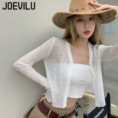 JOEVILU Thin Sunscreen Shirt Women's Summer Outerwear | SAMAG