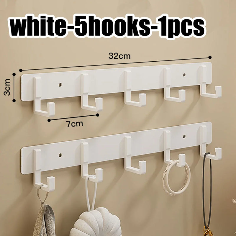 Kitchen Space Aluminum Punch - Free Hooks Are Easy to Install Utensils Storage Bathroom Bathrobe Towel - View 17 | SAMAG
