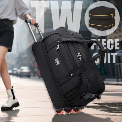 Multifunctional Trolley Travel Bag, Large-Capacity Men's | SAMAG