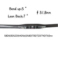 Carbon handlebar MTB Flat Or Rise 31.8*380 - 760mm matte - View 5 | SAMAG