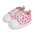 Spring Autumn New Boys Girls Shoes Sweetness Strawberry Love Canvas Casual Toddler First Walkers Cotton Soft Anti-slip Sole