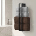 Wall mounted bathroom towel rack - bathtub storage rack above the bathroom, roll up towel rack storage rack, bathroom decoration