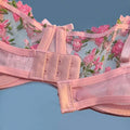 Sexy Lingerie Women Thin Transparent Lace See Through Female Erotic Underwear Bra And Panty Set Sleepwear Suit Embroidery Floral