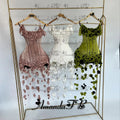 Amanda Fashionable 3D Flowers Cocktail Homecoming Dress Scoop Neck Velvet Special Occasion Gown Robes De Soiree Customized
