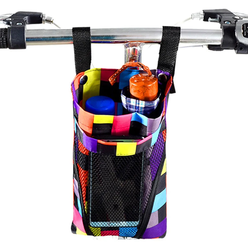 Bike Basket Multi-Purpose Detachable Waterproof Front Basket For Bikes, Scooters Bicycle Storage Bag Accessories