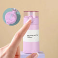 Stainless Steel Mini Thermos Cup 150/250ml with Straw Pocket Insulated Cup One-button Opening Leak-proof Thermal Mug