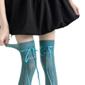 Women JK Lace Bow Tie Hollow Out Stockings Sexy Flower Bottoms Socks Women Pantyhose Tights Night Club Cosplay Party Accessories