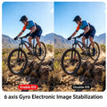 5K Action Camera 4K60fps 2.0'' Touchscreen Recording Cam Body Waterproof 6 Axis EIS Sport Camera Motorcycle Bicycle Helmet