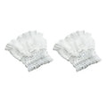 Gothic Lolita Hand Wrist Cuffs Bowknot LaceTrim Maid Cosplay Accessories For Women Girl Party