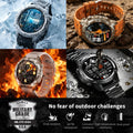 2026 Offline Map New Smart Watch 3ATM Waterproof GPS Navigation Compass Altimeter Flashlight Men 170+ Sports Bracelet Men Women