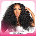 ISEE HAIR Mongolian Kinky Curly Hair Bundles 100% Human Hair Extensions Nature Color Buy 1/3/4 Bundles Thick Kinky Curly Bundles