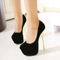 **Fashionable New Round Toe Comfortable Slim Heeled Women's Shoes Summer Sexy and Elegant Super High Heels Party High Heels