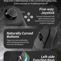 ZELOTES F18 Vertical Ergonomic Mouse 2.4G Wireless Mouse Bluetooth 24000DPI with Programming Gaming Mouse for PC Computer Laptop