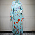 Eid Scarf Abaya Women Elegant Muslim Jalabiya Long | SAMAG
