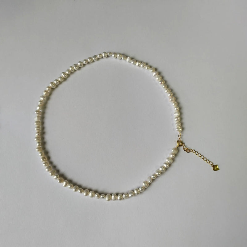 YWYC 4-5mm Baroque Freshwater Pearl Necklaces 38cm 45cm 50cm 925sterling Silver Necklaces Jewelry Gift 2026 New Arrivals