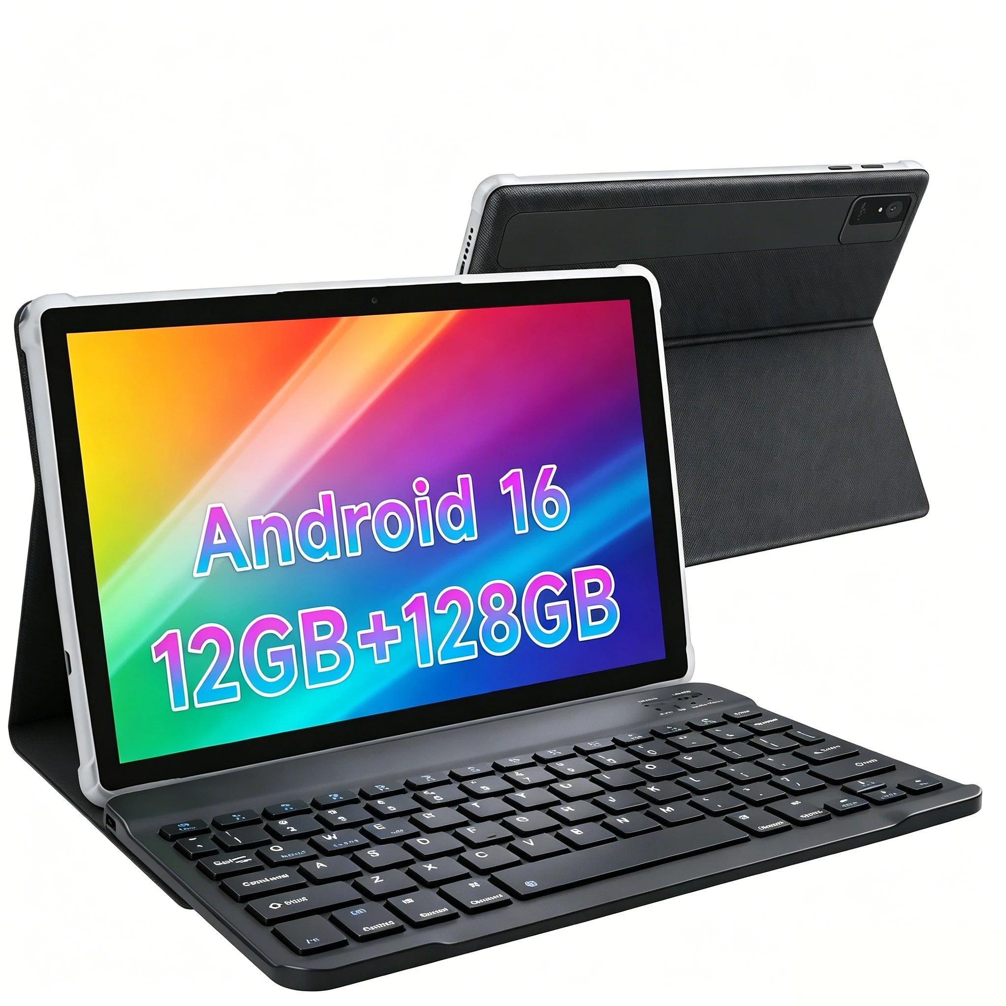 ANRY 10.1" Android 16 Tablet PC Octa Core 12GB RAM 128GB ROM WiFi Bluetooth 5000mAh Dual Cameras GPS Student Learning PC Tablet