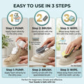 Premium Suede Nubuck Cleaning Kit Waterless Foam Shoe Cleaner Stain Remover Brush Care Set for Leather Sneaker UGG Winter Boots