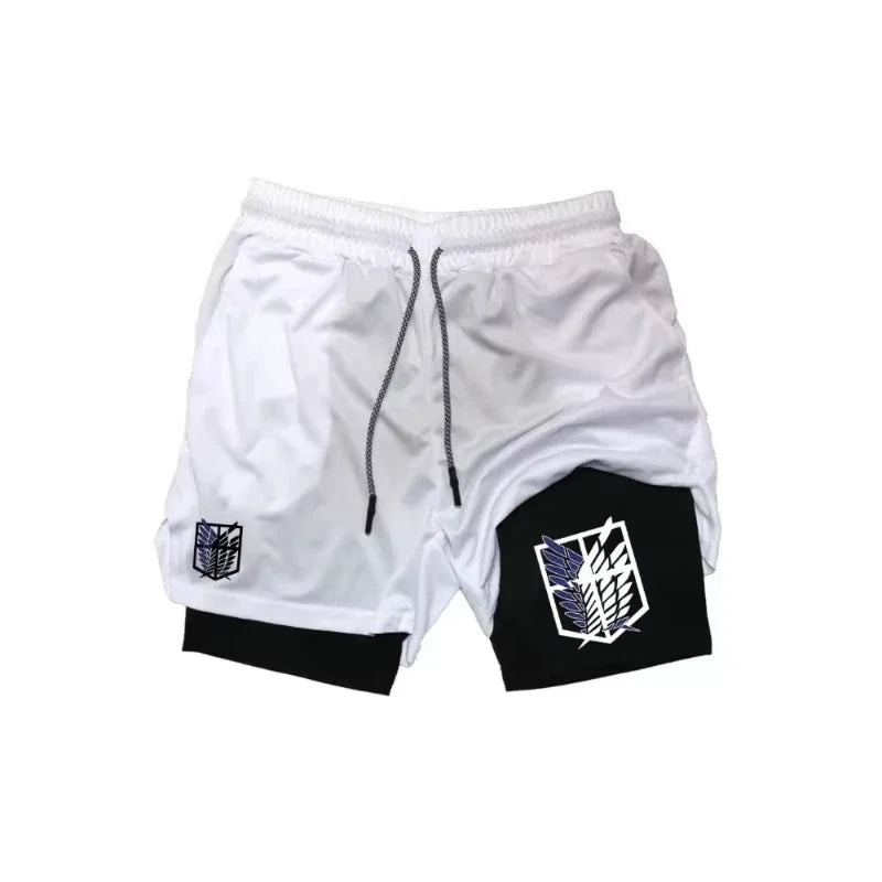 2025 New Sports Shorts 2 in 1, Male, Breathable and Informal Sportswear, Double Layer, Running, M-3XL Basketball Shorts RL0611