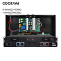Gooermi M300 1U Professional 2 Channel Digital Power Amplifier 600W x2 Rack PA Amplifier for KTV Stage Bar Audio