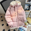2025 Winter new style Men's Thicken Warm fashion Parka Jackets  Men's Casual Coats Hooded Windbreak Cotton Padded Down Jacket
