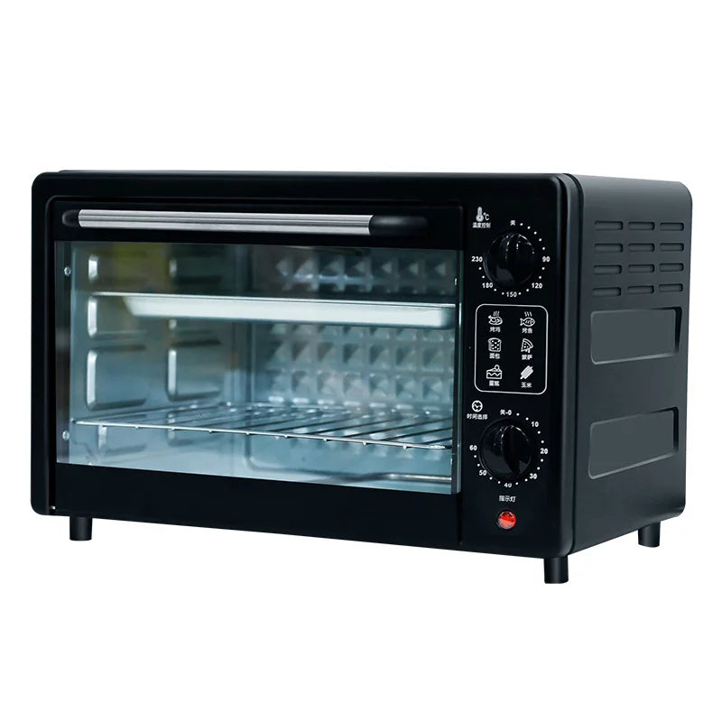 Elegant 48L Electric Oven Home Baking Double Layer Fully Automatic Multifunction Family Kitchen Baker Large Capacity Commercial