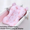 Adjustable Bathtub Support Mat Foldable Floating Baby Bath Seat Pad Shower Cushion Safety Water Pad for Newborn Baby Bathing Use