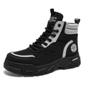 Brand Men's High-top Ankle Boots 2026 Autumn New Outdoor Quality Working Shoes Man Sneaker Hard-Wearing Non-slip Safety Shoes