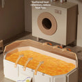 Large Baby Bathtub 0-5 Year Old Children Foldable Tub Babies Sit Lie Down All-in-One Newborn Bathing Basin Keep Warm Baby Tubs