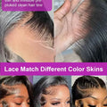 250% Density 34 Inch Hd Lace Front Wigs Human Hair 13x4 Body Wave Lace Front Wigs Human Hair Pre Plucked Glueless Black Wig Natural Black Wig For Women