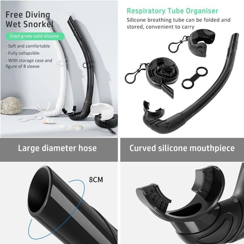 Diving Mask Tube Set Adult Professional Pool Goggles Easy | SAMAG