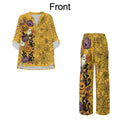 INSTANTARTS Traf 2026 Women's Matching Sets Ropa Para Mujer Halloween Shirts Wide Leg Pants Set Women Plus Size Clothing S-3XL