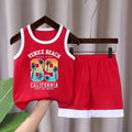 Summer Boys Basketball Clothes Sets Fashion Printed Kids - View 4 | SAMAG