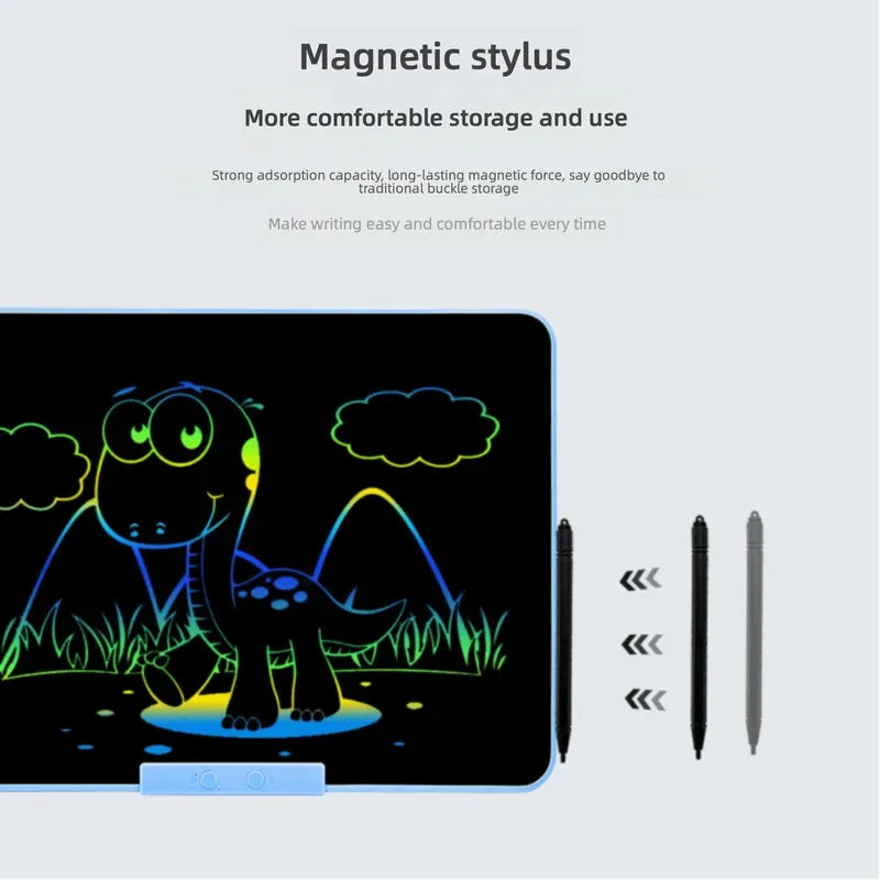 LCD Writing Tablet 12/16/20 Inch - USB-C Rechargeable, Eye-Protection Screen, Magnetic Pen, Dual-Surface for Home/Office/School