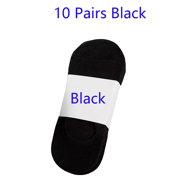 5/10/20 Pairs Summer Boat Socks For Men Non-slip Silicone | SAMAG