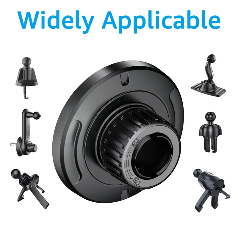 Magnet Head for MagSafe Car Phone Mount Universal 17mm Ball Joint Magnetic Phone Holder Accessories for iPhone 15 Pro Max Xiaomi