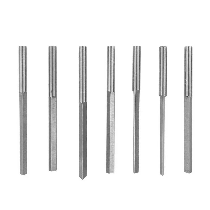Tungsten Steel Angle Cutter Engraving Knives Jewelry Pneumatic Graver Accessories Spatula Triangle Metal Blades DIY Making Tools