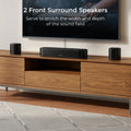 ULTIMEA 7.1ch Soundbar with 5.25" Subwoofer&4 Surround Speakers, Sound Bar for TV with Dolby Atmos&APP Control, VoiceMX, BassMX