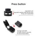 1Pair Men and Women No Tie Shoe Laces Spring Button Up Elastic Shoelaces Shoe Accessories Sneakers Classics Solid Color Shoelace