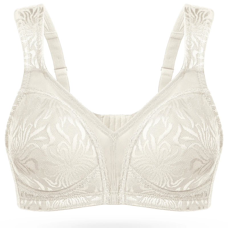 Wingslove Wireless Full Coverage Minimizer Bra - Plus Size, Multiple Sizes Available, Non-Padded Unlined Soft, Women's Everyday