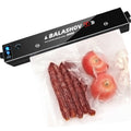 220V Electric Vacuum Sealer Packaging Machine with Free 15pcs Vacuum Bags Machine Household Black Food Vacuum Sealer