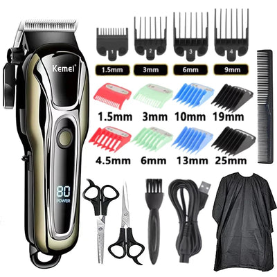 Kemei PG1990A Rechargeable Men's Hair Clipper | SAMAG