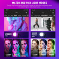 NEEWER RGB Softbox Lighting Kit With App Control & 9 Effect Modes, 2 Pack 26W FCC/IC/UL Certified LED Bulbs CRI93+ TLCI98+,